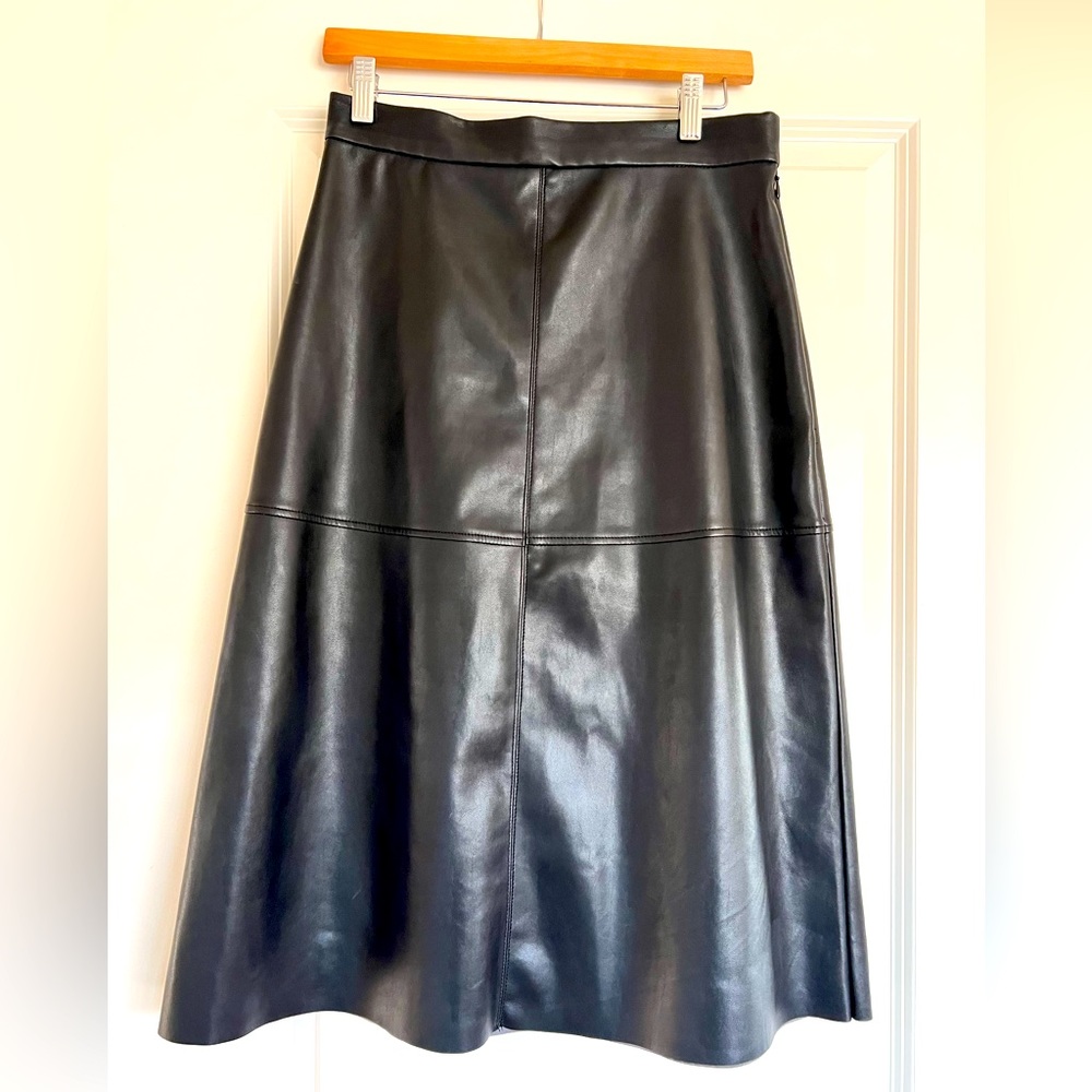 H&M Faux Leather Skirt